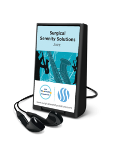 MP3 Player with Jazz Playlist and hospital branding